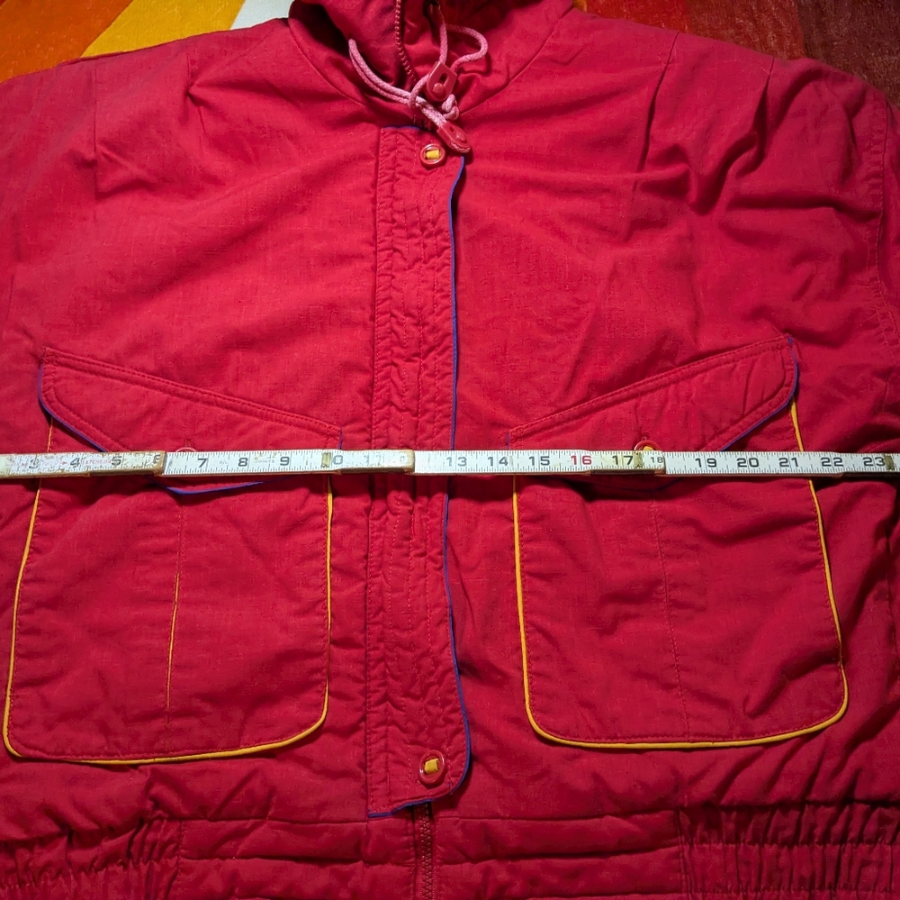 **SALE** Vintage Andy Johns Puffer Ski-style Coat Women's M 80s 90s - Picture 10 of 13